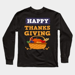 Thanksgiving day T-Shirts gift  turkey, christmas turkey  giving dinner Long Sleeve T-Shirt